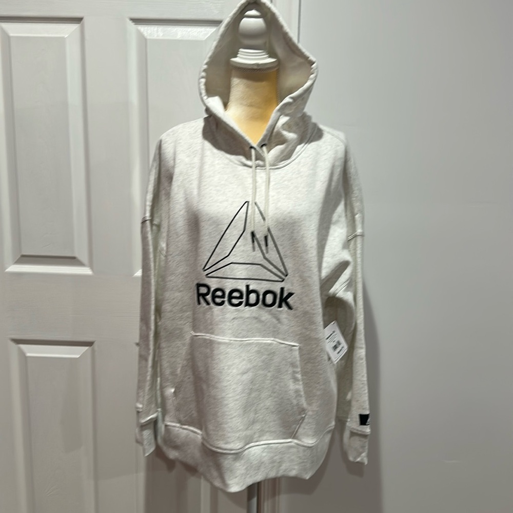 Reebok Women's Logo Hoodie with Pocket Size XL